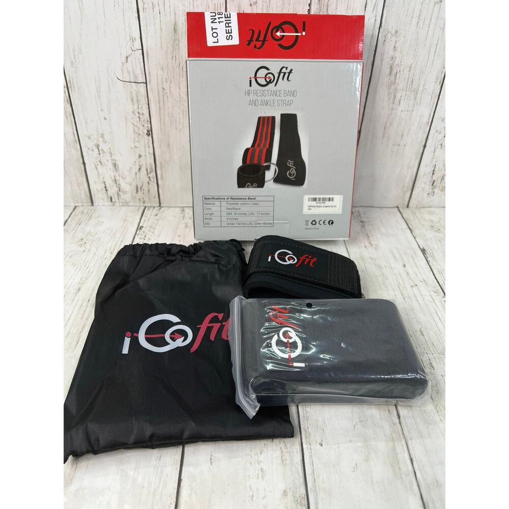 Hip resistance band and ankle strap
